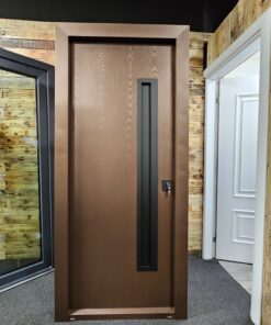 Model X brown wood effect