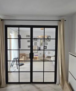 Internal Industrial Design: Hand-crafted Steel & Glass Doors