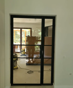 Industrial Design: Hand-crafted Steel & Glass Doors