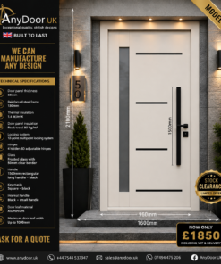 Celline – Cream White | Side Panel | 2100×1600mm | STOCK CLEARANCE