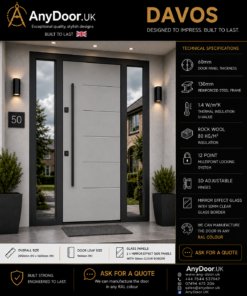 DAVOS Light Grey – Double Mirror Effect Side Panels
