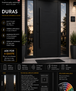 DURAS – Black | 2 Mirror Effect Side Panels