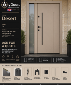 DESERT Beige (Sand) – Frosted Side Panel