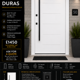 DURAS – White | Single Door 900mm