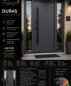 DURAS – Anthracite Grey | 2 Mirror Effect Side Panels