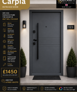 Italian Door Carpia – Anthracite Grey | Single Door | £1450 incl. VAT & Delivery