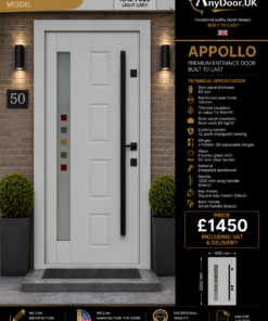 APPOLLO – Light Grey RAL 7035 | Single Door 900mm