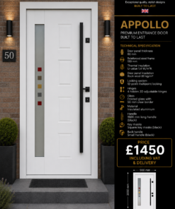 APPOLLO – White | Single Door 900mm