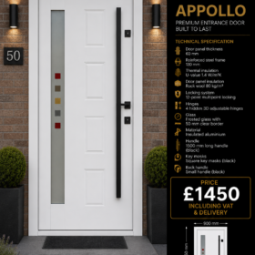 APPOLLO – White | Single Door 900mm